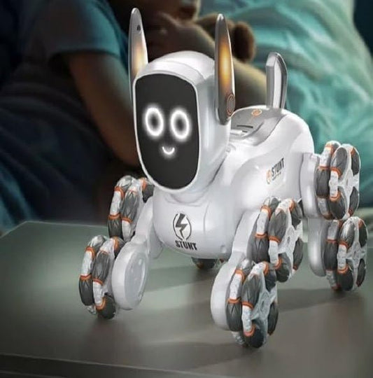 8‑Wheel Multi‑Functional RC Robot Dog - PERSP SMS
