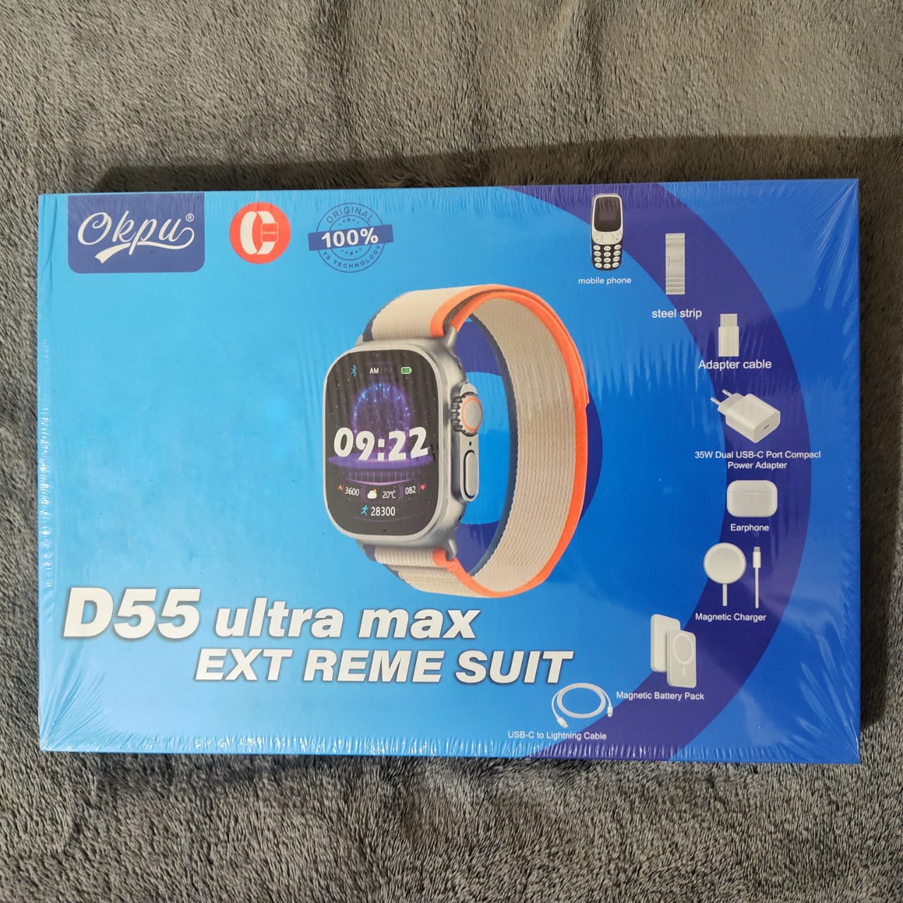 D55 Ultra Gadgets Set – Smartwatch, Earbuds & Fitness Combo for Daily Use - PERSP SMS