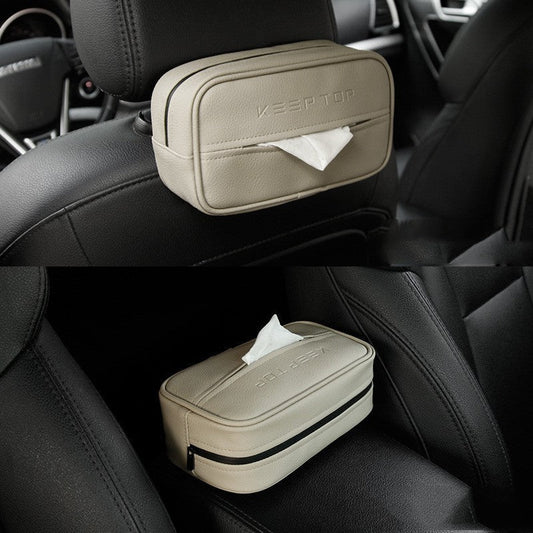 Car PU Hanging Leather Box Car Pumping Paper Bag - PERSP SMS