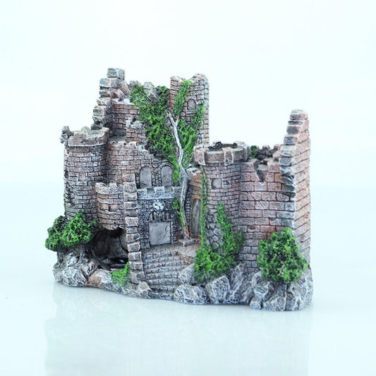 Fish Tank Resin Castle Decoration - PERSP SMS