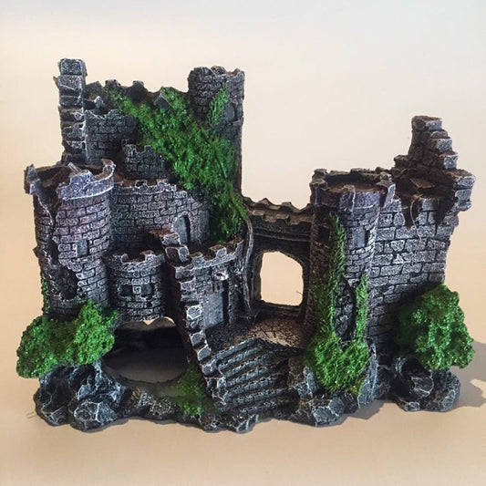 Fish Tank Resin Castle Decoration - PERSP SMS