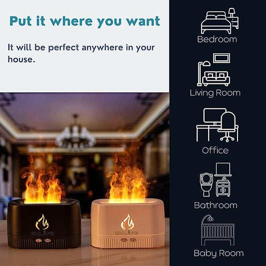 Flame Aroma Diffuser LA-0630-1 - PERSP SMS