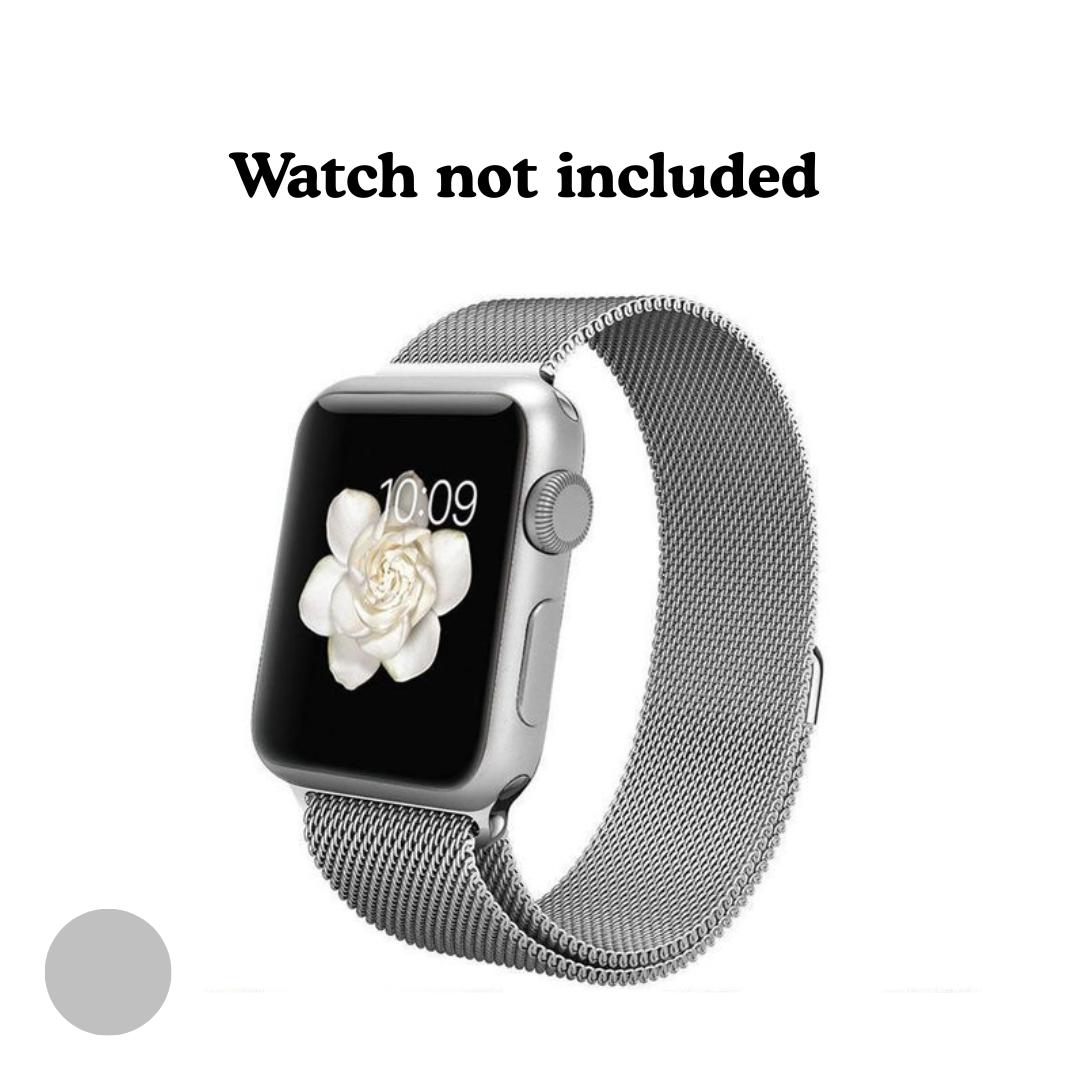 Stainless Steel Strap for Apple Watch – Durable & Stylish Replacement Band - PERSP SMS