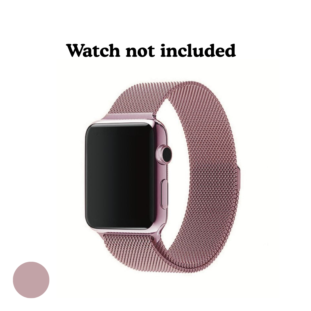 Stainless Steel Strap for Apple Watch – Durable & Stylish Replacement Band - PERSP SMS