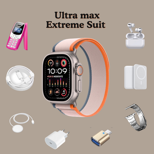 D55 Ultra Gadgets Set – Smartwatch, Earbuds & Fitness Combo for Daily Use - PERSP SMS