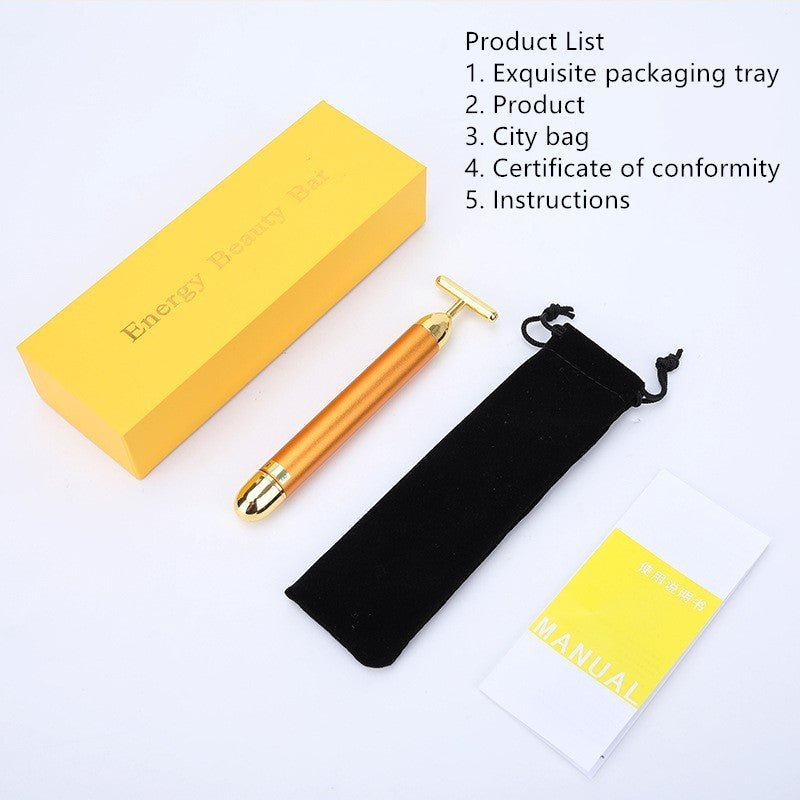 Product with packaging tray, city bag, certificate of conformity, and manual on a white background