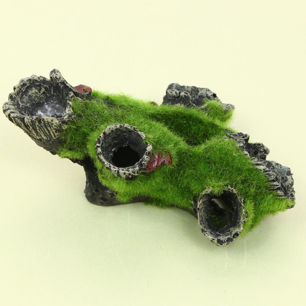 Fish Tank Decoration Imitation Moss Tree Root