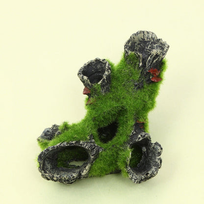 Fish Tank Decoration Imitation Moss Tree Root