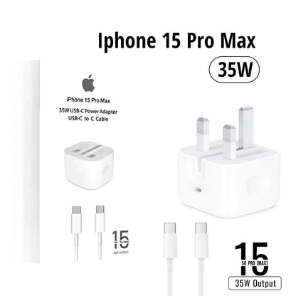iPhone USB-C Power Adapter & Cable - PERSP SMS