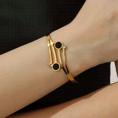 Stainless Steel Zircon Bracelet bangle