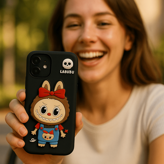 Labubu - 3D Cartoon Silicone iPhone Case