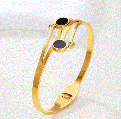 Stainless Steel Zircon Bracelet bangle