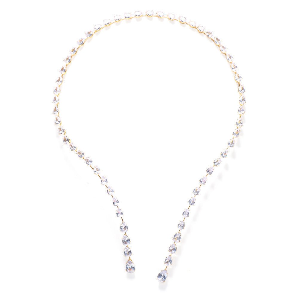 New Popular Zircon Necklace Versatile Fashion