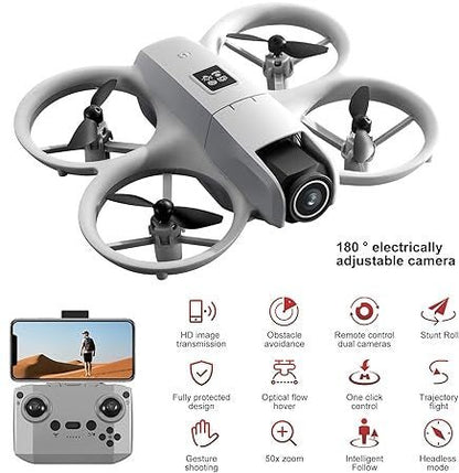Optical Flow Dual‑Camera Drone