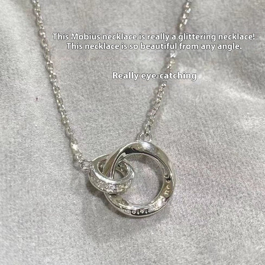 Ring Chain Necklace Clavicle Chain